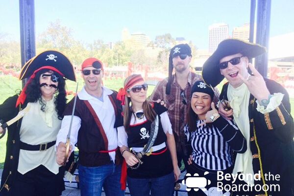 pirates ahoy with the ALDI team