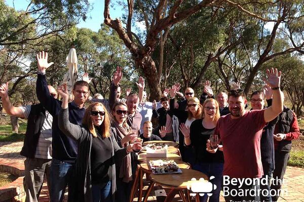 Fothergill blend your own wine team building Adelaide